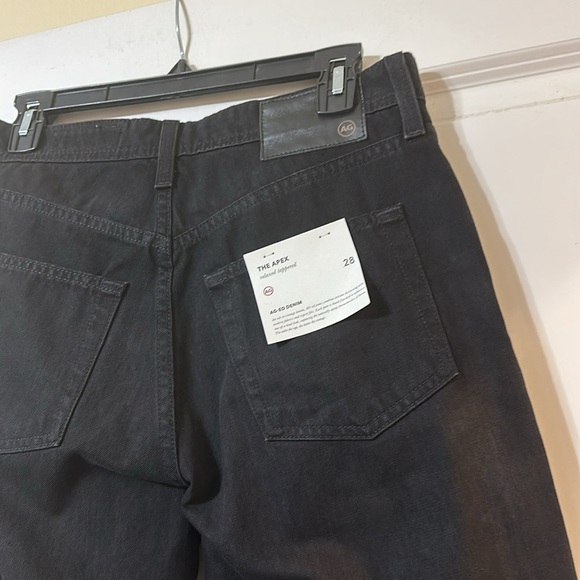 NWT Adriano Goldschmied AG Apex Men's Black Slouchy Relaxed Tapered Jeans, Sz 28 - Picture 7 of 13